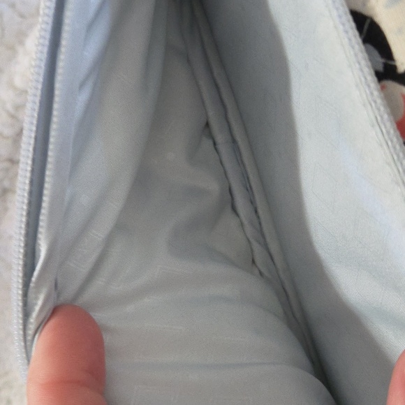 Vera Bradley Floral Wristlet - Blue, Pink, Black, removable strap - Picture 5 of 12